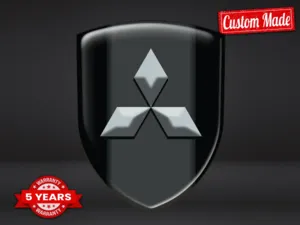 Mitsubishi Autoembleme Topqualität Stilvoll Modern